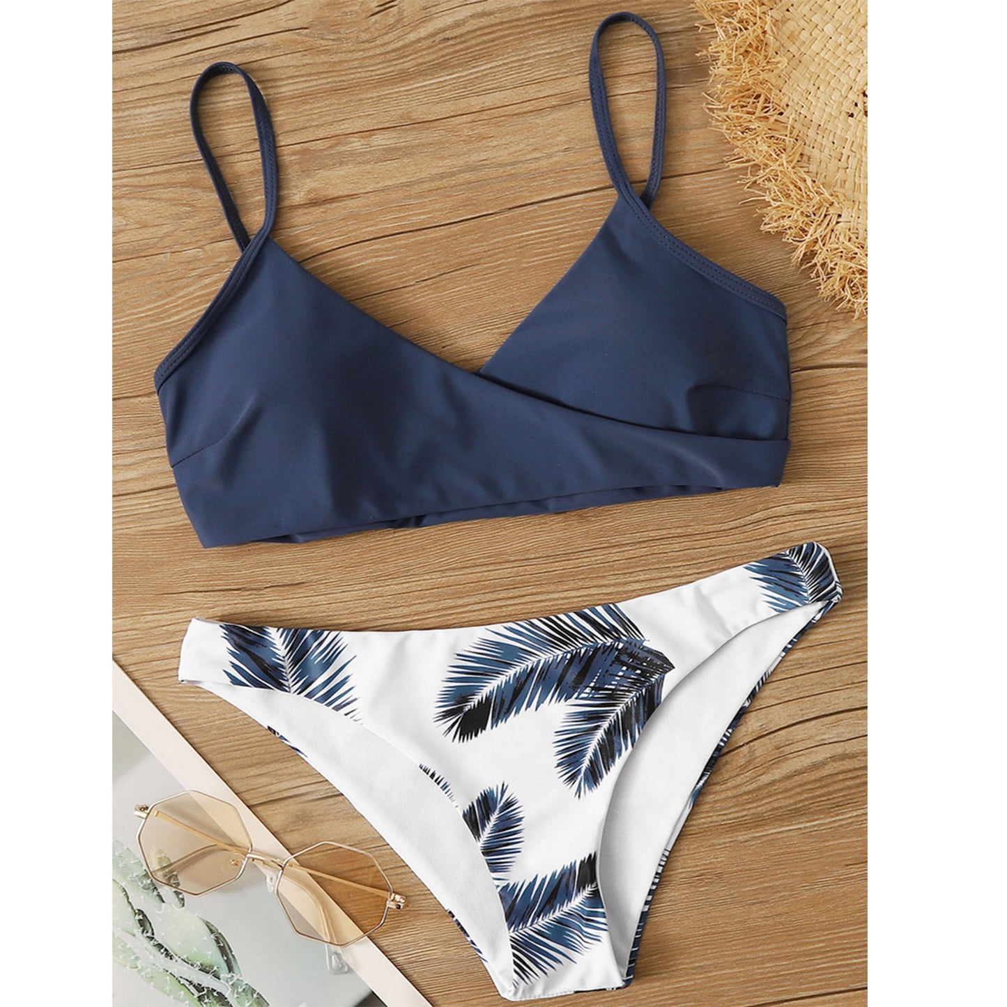 Women's swimsuit Bikini Swimwear Floral Random Print Bikini Set Push-Up Bikinis Sexy Biquini Swim Suit Female Beachwear Swimming